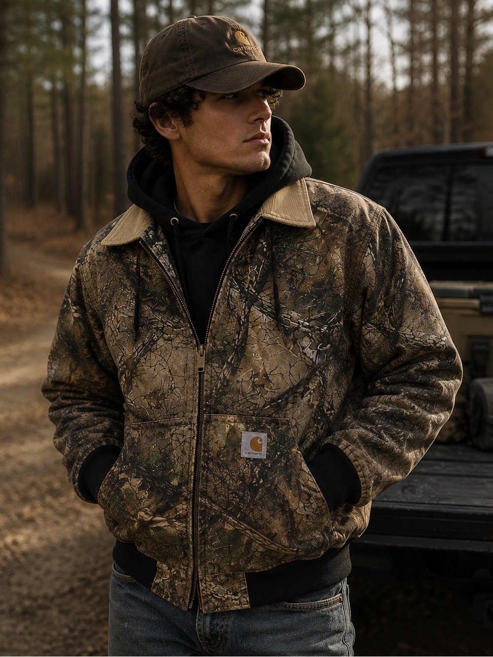 Vintage Carhartt RealTree Camo Active Jacket – Men’s XL – Custom One of One